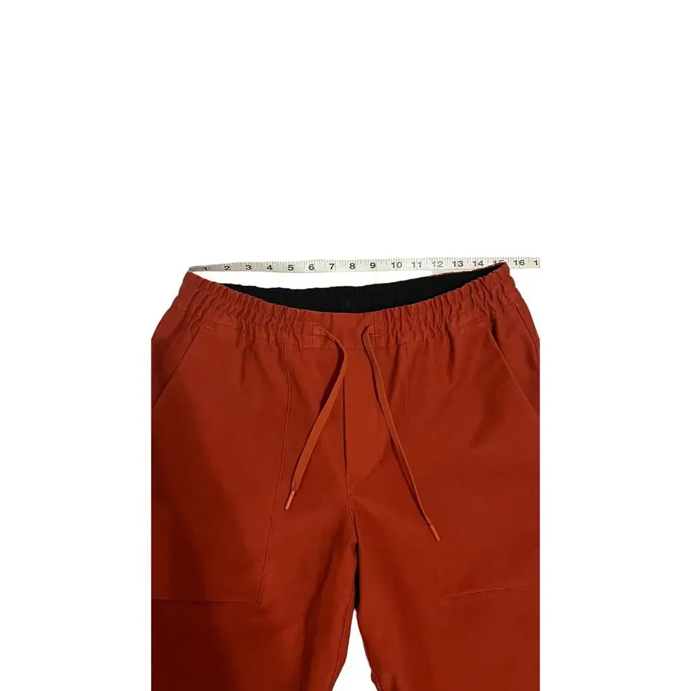 Athleisure Lululemon Mens Bowline Utilitech Stretch Aztec Brick Pants Sz L